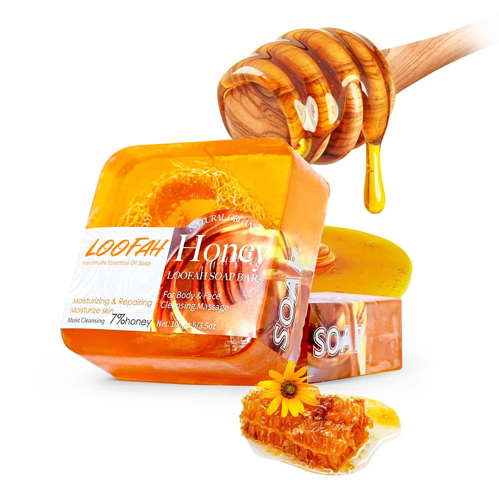 AiXin Private Label Moisturizing Cleansing Anti Acne Body Care Essential Oil Toilet Soap Whitening Soap Bar Honey Loofah Soap