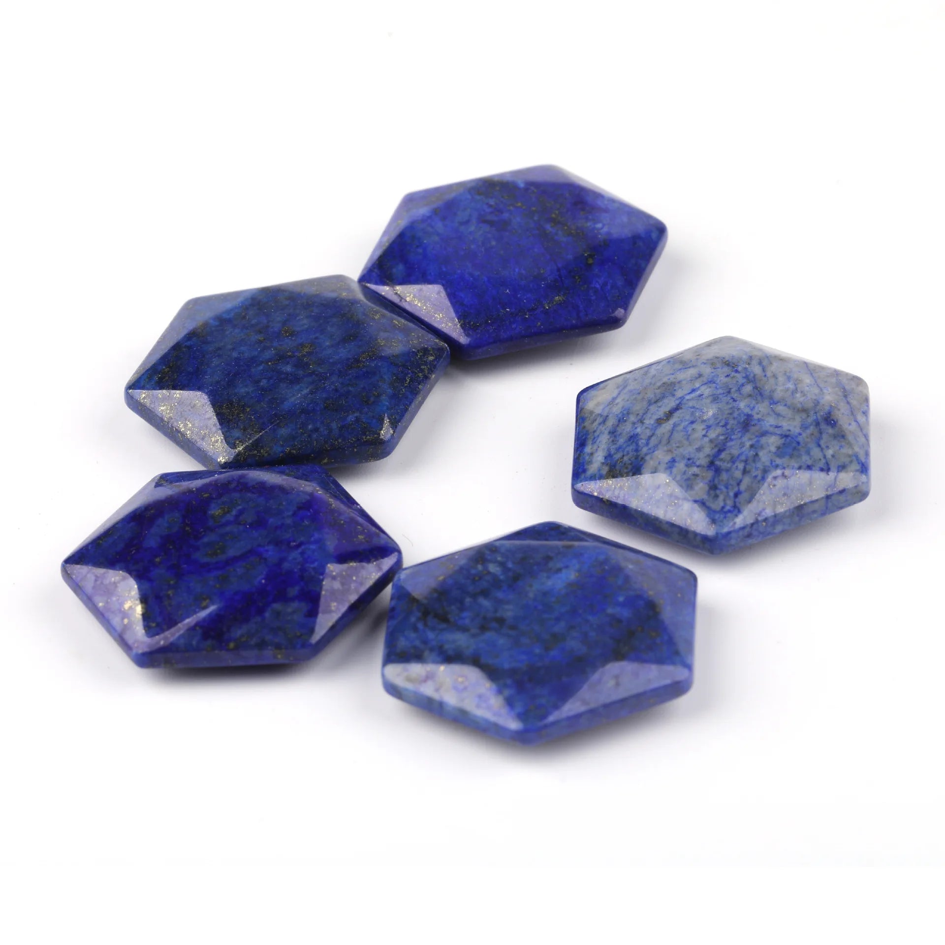 Wholesale Raw Crystals Semi-Precious Lapis Lazuli Anise Star Pendant Engraved Carving for Gift Decor Love Theme Model