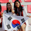 2026 South Korea Flag 100% Polyester Soccer Team Flag 3*5ft South Korea Body Shawl Flag Car Cover