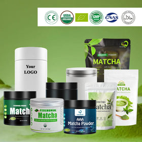 Chinaherbs Organic Matcha Powder Wholesale 100% Pure Powder Green Tea Te Matcha Organico Ceremonial Grade