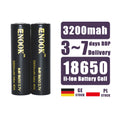 Original IMR 18650 LiFePO4 Lithium-ion Battery 3.7V 3200mAh High Rate Capability for Power Tools and Flashlight