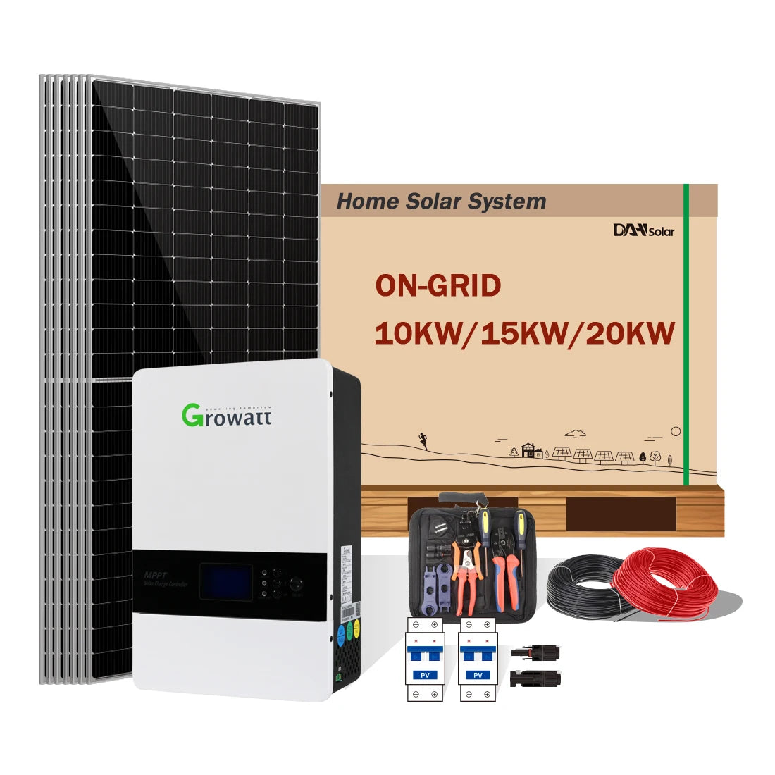 10kw 15kw Solar Roof Tiles Photovoltaic 5000w on Grid Solar Power Systems Set Solar System 10000watt