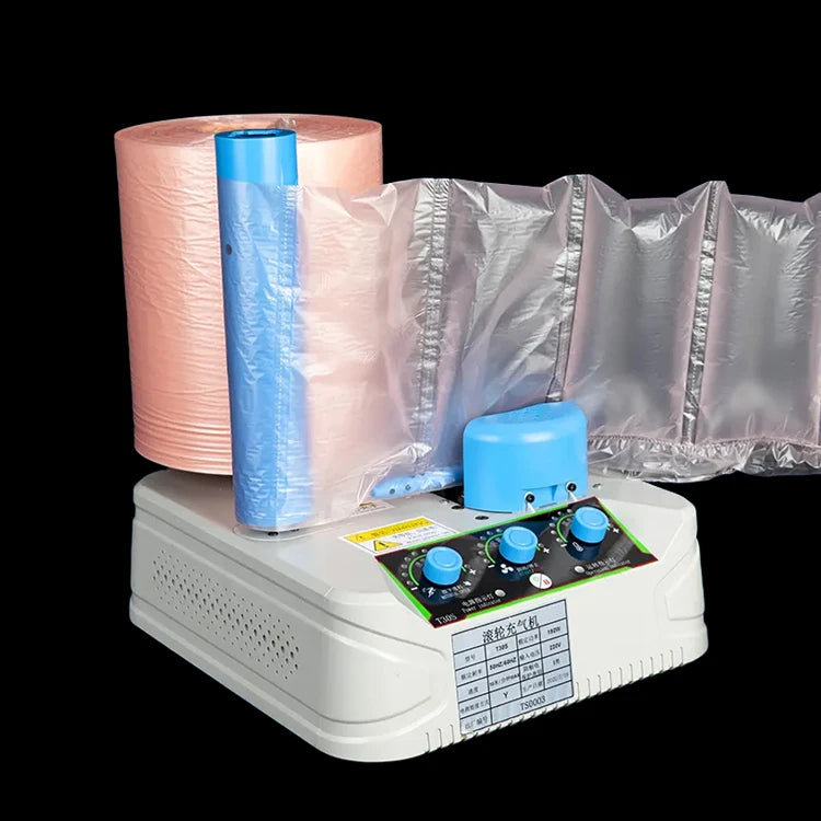 Heavy Duty 120Î¼m PE Air Pillow Film Roll - Perforated Inflatable Packaging for Pharma & Food Shipping