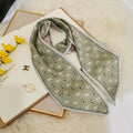 Fashionable Silk Scarf Tie Bag Handle Mini Ribbon Scarf for Women