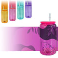 Private Label Wholesale Sublimation Glass Cans 16oz Colored Borosilicate Coffee Cup Mug Water Tumbler Dinking Glasses