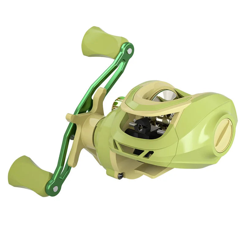 New Macaroon Color Sea Fishing Metal Baitcasting Reel 10 Bearings Fishing Reels