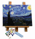 Creative Starry Night Oil Painting Diy Custom Painting by Number From the Van Gogh