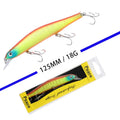 SNEDA 125mm 18g 8Colors Deep-Diving Lip Fishing Lure Long Tall  Minnow Lures for Saltwater and Freshwater