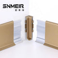 Senmry Modern Aluminum Skirting Board Metal Decorative Wall Protector with Baseboard Lines for Apartment Building Construction