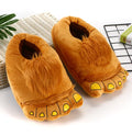 Winter Explosions Cute Warm Home Cotton slippers Creative Hobbit Big Feet Indoor Floor Home Shoes