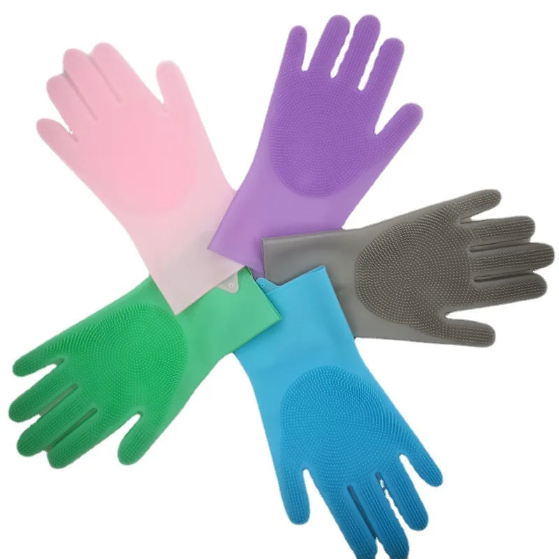 Factory Price Kitchen Silicone Glovessilicone Gloves Pricedishwashing Gloves Silicone Dish Washing Gloves