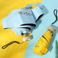 Chinese Umbrella Small Pocket Flat Gift Advertising Portable Umbrella Folding
