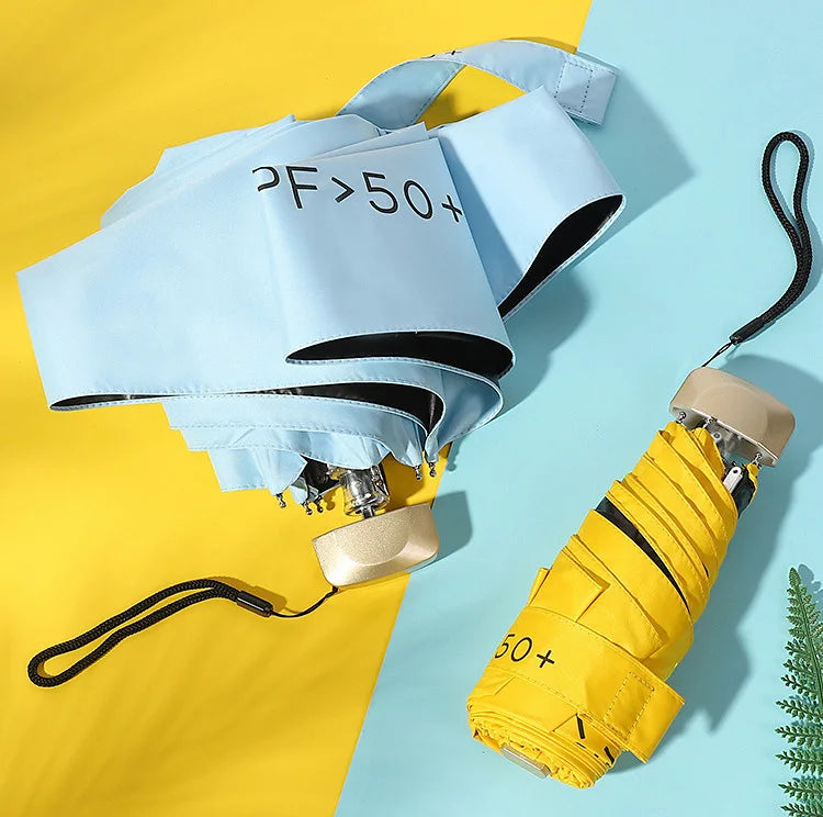Chinese Umbrella Small Pocket Flat Gift Advertising Portable Umbrella Folding