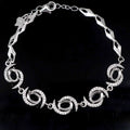 Sterling Silver 5*7mm Semi Mount Bracelet Empty Support Blank Claw Setting S925 Base Holder Without Center Stone Inlay for DIY
