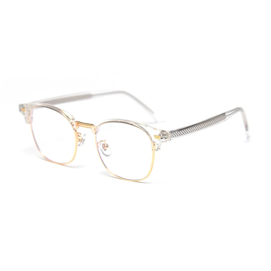 Tr Women Round Frames Optical Eyeglasses Computer Anti-Blue Light Glasses Eyeframes Eye Wear Frame