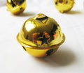 Gold Jingle Bell 4cm Iron Plated Bell Christmas Decoration