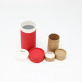 High Quality Custom Eco-friendly Biodegradable Cosmetic Round Tube Box with Vanishing Finish for Loose Powder & Dry Shampoo