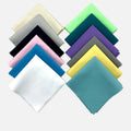 Customized Logo Microfiber Double-Sided Cleaning Cloth Wiping Silver Glasses Independent Package with Fiber Promotion