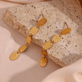 18K Gold Plated Bohemian Tassel Drop Earrings Fashion Jewelry for Women for Wedding Party Gift Giving