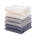 Soft 100% Cotton Square Baby Muslin Gauze Wash Cloths for Newborns Absorbent Bath & Burp Towels Baby Shower Essentials