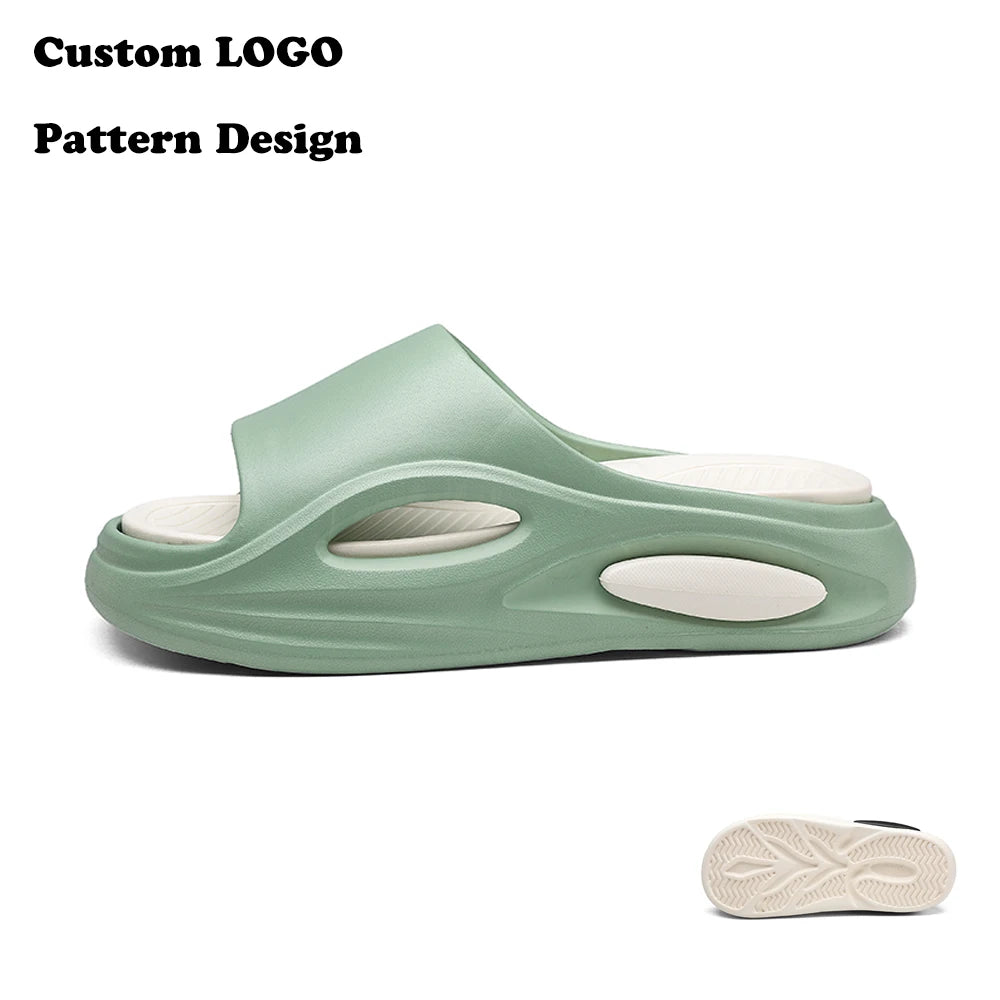 BreezeStep Ladies' Fashion EVA Slides Sandals Soft Cushioning Light Weight Indoor Slippers with Thick Soles Anti-Slip for Winter