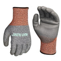 HPPE Material Garden Protective Industry Anti Cut Level 5 PU Coated Construction Work Safety Cut Resistant Gloves