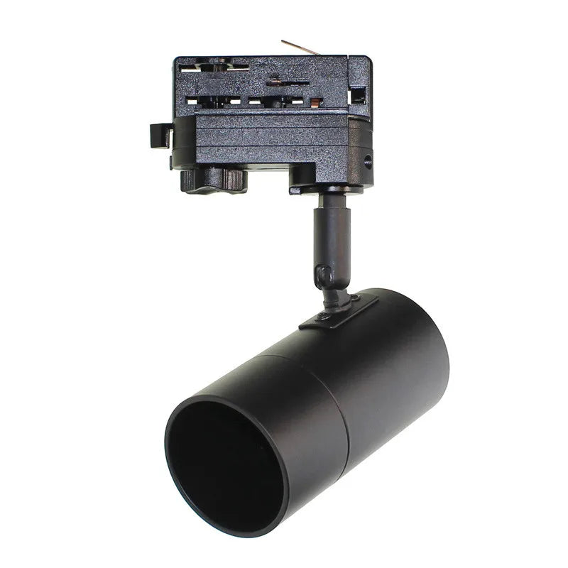 Anti-glare Track Spot Lighting Black White 2wire 3wire 4wire GU10 MR16 Line Voltage Track Fixture Head