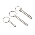 Black Quick Release Ball Detent Pin Zinc Plated Steel Pins