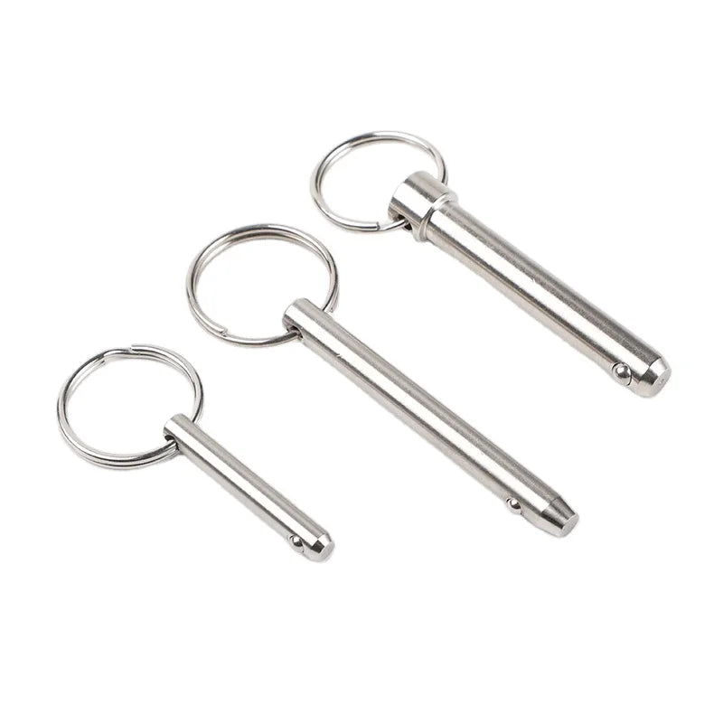 Black Quick Release Ball Detent Pin Zinc Plated Steel Pins