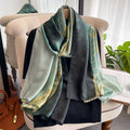 Manufacturing Ladies Silk Foulard Fashion Luxury Lightweight Designer Scarf Styles Silk Printed Silk Scarves Muslim Hijabs