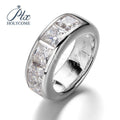 Customized Moissanite Jewelry S925 Loose Princess Cut Moissaanite Diamond Engagement Men's Ring