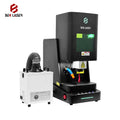 60W Portable Raycus Fiber Laser Marking Machine for Bird Rings  with Rotation Axis Work Size Optional Gold Silver Ring Carving