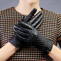 Reasonable Price Warm Girls Touch Screen Cold Weather Women Sheepskin Leather Gloves