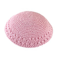 Pink Men and Kids' All-Size Yarmulke Kippah Handmade DMC Jewish Cap With Embroidered Pattern for Cheap Kippah