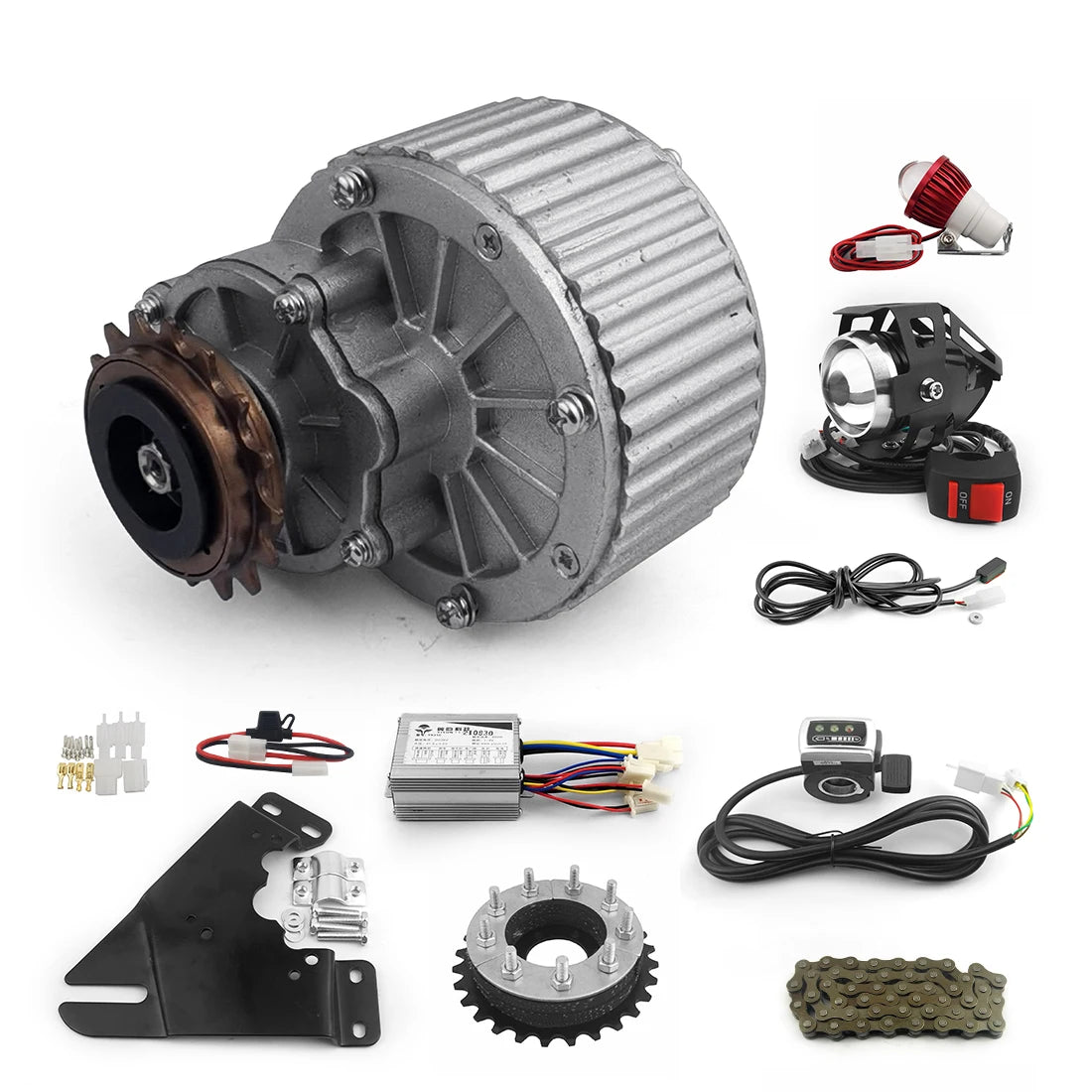 450w 24v 36v DIY Cycle Rear or Front Electric Bicycle Brush Gear Dc Motor Electric Bike Kit Europe