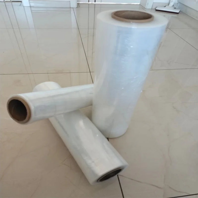4"x500 Feet 60 Gauge Plastic Pallet Supplies Durable Self-Adhering for Packing Moving Heavy Duty Shrink Film BOMEI PACK