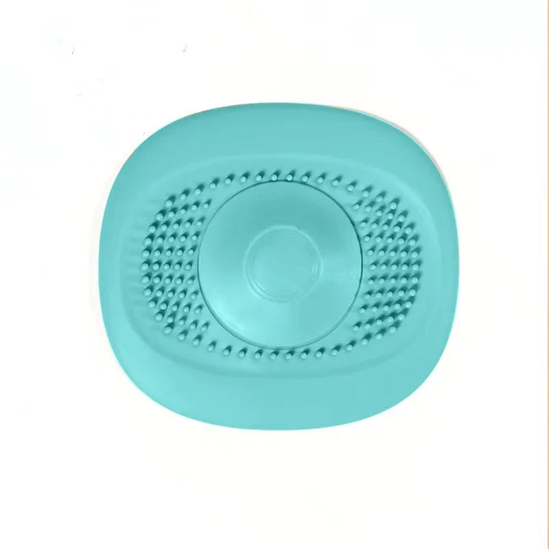 Durable Eco-Friendly Silicone Chrome Plated Modern Shower Drain Covers Easy Installation Rectangle for Bathroom Bathtub Square