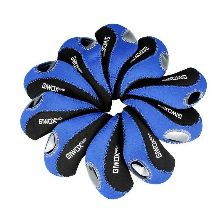 Manufacturer OEM Logo Golf Iron Head Covers Waterproof Neoprene Protective Bag with Numbers