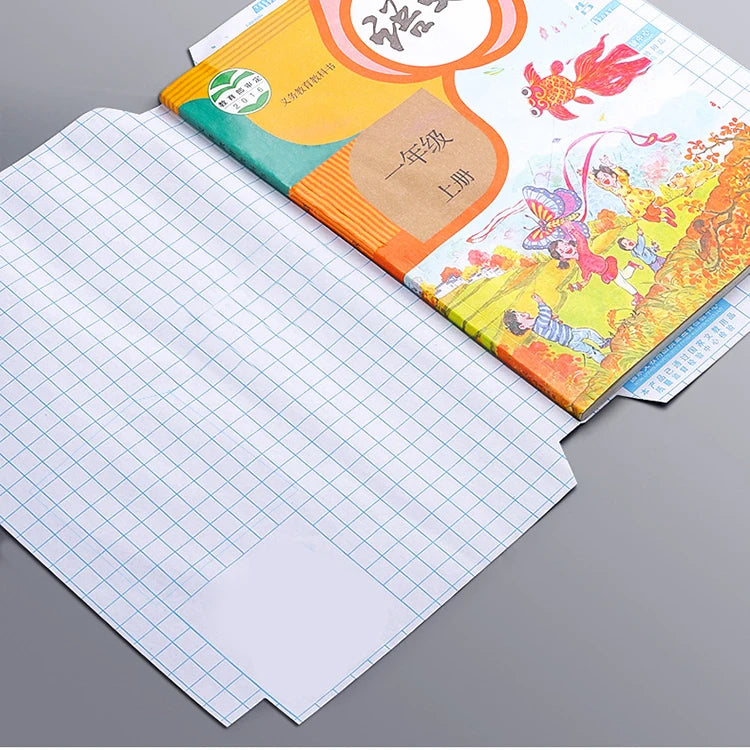 Best Buy Luxury Waterproof Water Activated Adhesive Book Cover for School Students 25*36cm 46*33cm Transparent Acrylic Masking