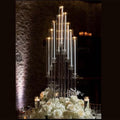 2023 New 9-arms Crystal Wall-mounted Cylinders Christmas Centerpiece Candelabra Handmade 120cm Tallest