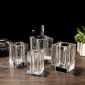 2020 YearsCrystal Pen Holder Office and School Supplies Glass Crystal Pen Container with Customized logo
