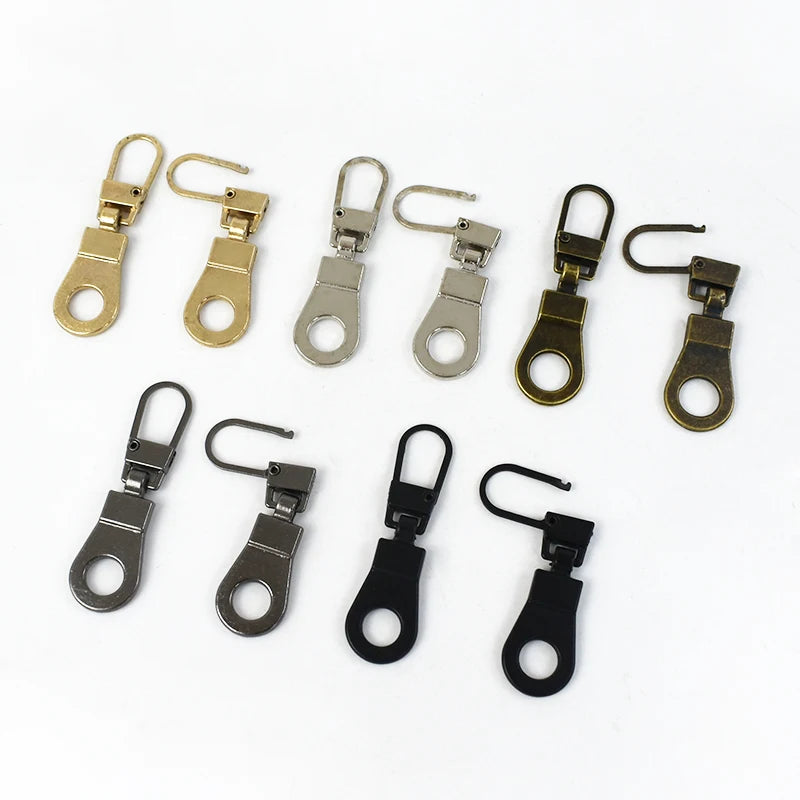 Deepeel ZT931 39*11mm Garment Bag Accessories Detachable Zip Replacement Instant Universal Repair Sewing Metal Zipper Puller