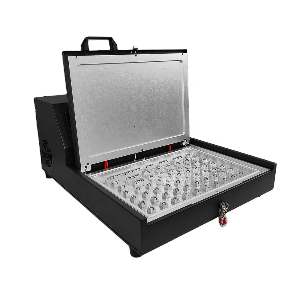Prosub PBT Keycaps Dye Sublime Machine With 108 Keys Mould for A3 Film Print Keycap Making 3D Heat Sublimation Vacuum Machine