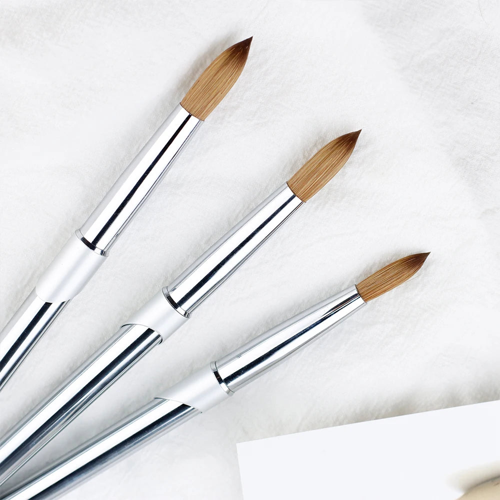 Factory Direct Wholesale Gel Nails Brush Acrylic Kolinsky With Different Size Kolinsky Brush