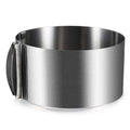 Bakeware Tools Adjustable Size Stainless Steel 6-12 Inch Round Cake Mousse Ring Mould