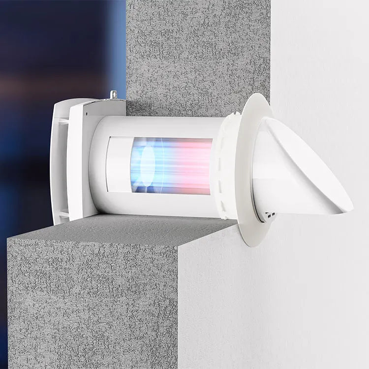 Home Wall-Mounted Air Ventilation System with Enthalpy Heat Exchanger 92% Efficiency Modern Design