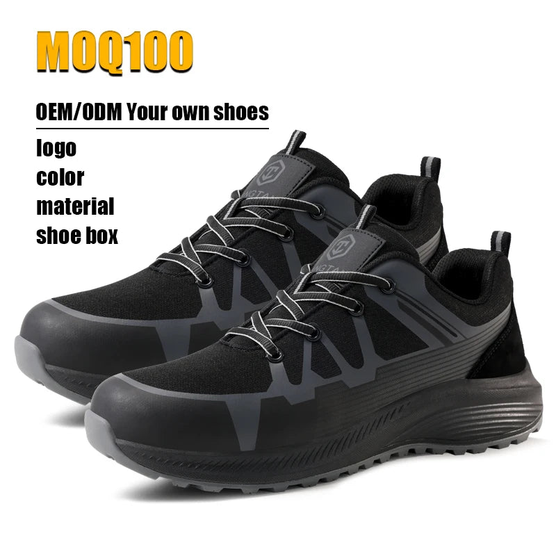 LANGTAN Safety Shoes Anti-puncture Safety Anti-cut Fashion Safety  Shoes
