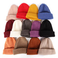 Stock Wholesale Promotion Unisex Acrylic Plain Warm Knit Beanie Winter Hats 3D Embroidery Digital Printing for Adults Beach Use
