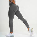 Wholesale Squat Proof High Waist Leggings Sin Costuras Push up Fitness Gym Workout Leggings for Women