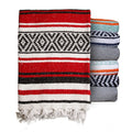 Wholesale Cheap Custom Colorful Woven Beach Print Picnic Home Decor Handmade Stripe Mexican Blanket Yoga